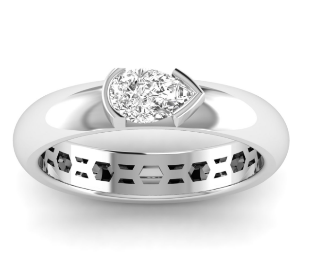 pear-half-bezel-domed-ring-R385PS0.50W146.50