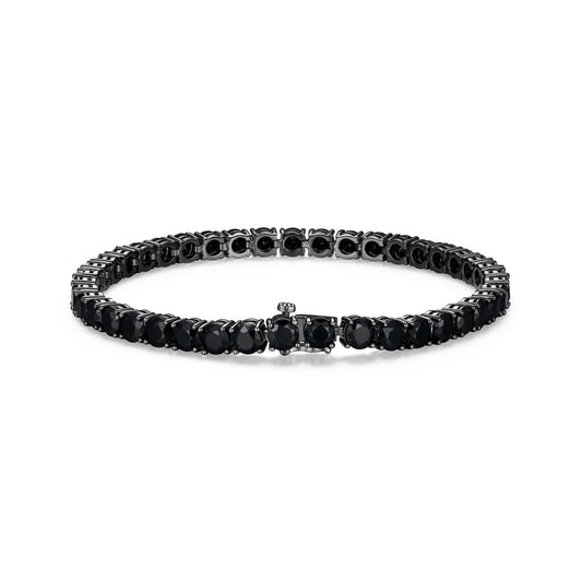 ub24b-basic-gunmetal-sterling-silver-and-black-sapphire-bracelet