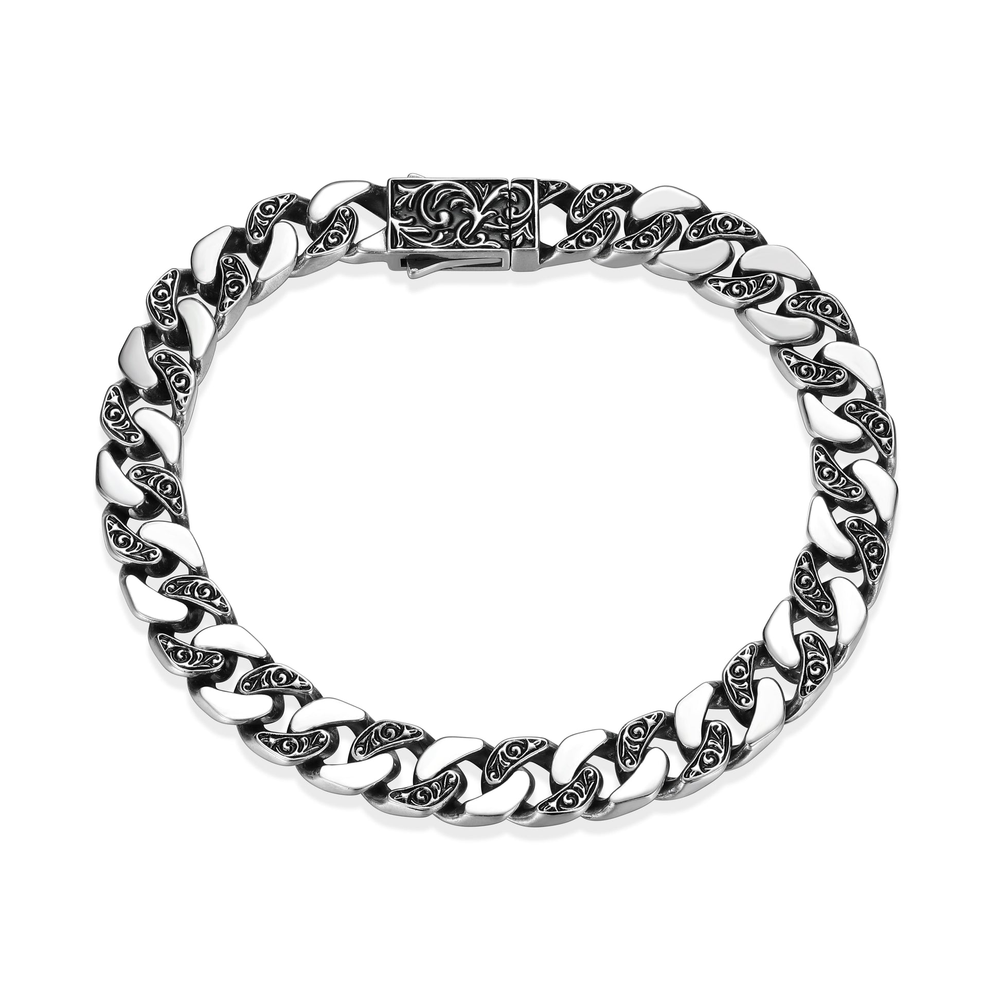 ub0086-chisel-contrast-cuban-link-chain-bracelet-in-oxidized-rhodium-plated-sterling-silver