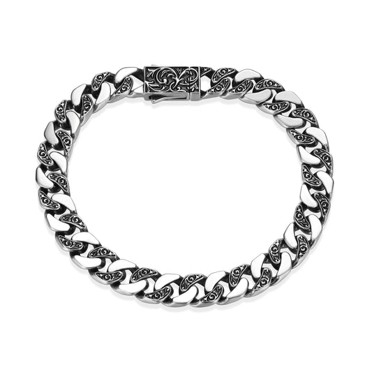 ub0086-chisel-contrast-cuban-link-chain-bracelet-in-oxidized-rhodium-plated-sterling-silver