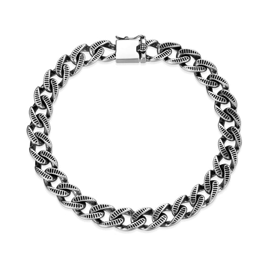 ub0076-ridge-infinity-cuban-chain-bracelet-in-oxidized-rhodium-plated-sterling-silver