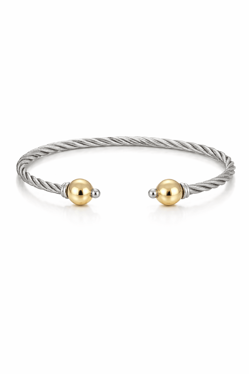 2tone-s-silver-14ky-thin-twisted-cape-cod-style-cuff