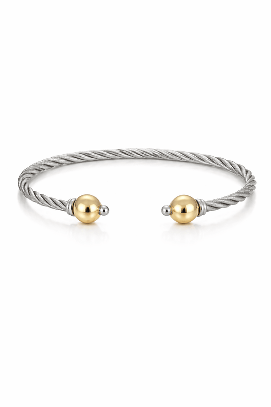 2tone-s-silver-14ky-thin-twisted-cape-cod-style-cuff