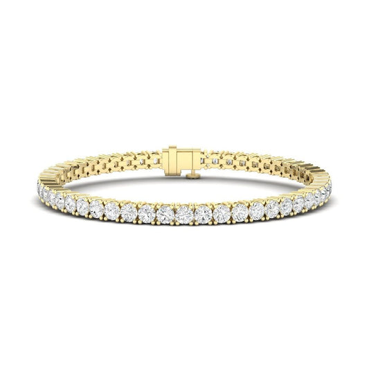 14K Gold Classic Four Prong Tennis Bracelet