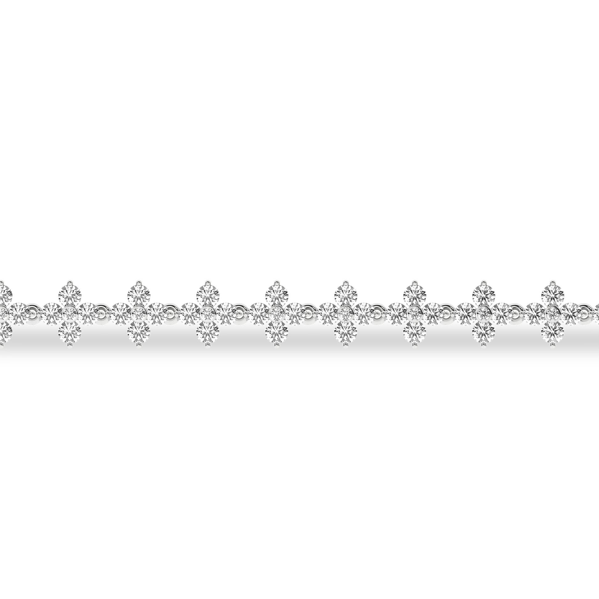 Flower Petals Stud Bracelet (Round)