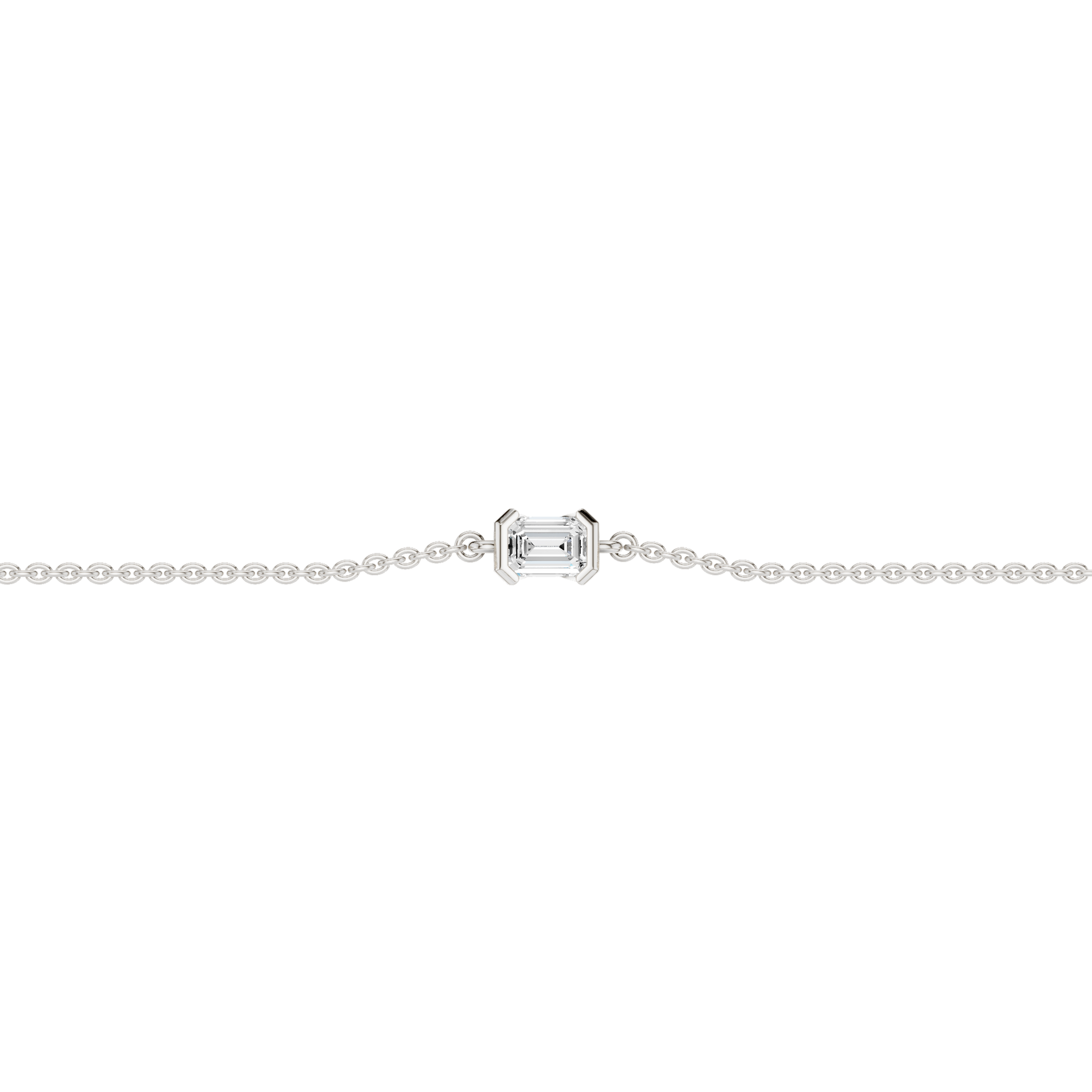 4-Prong Solitaire Bracelet(Emerald)