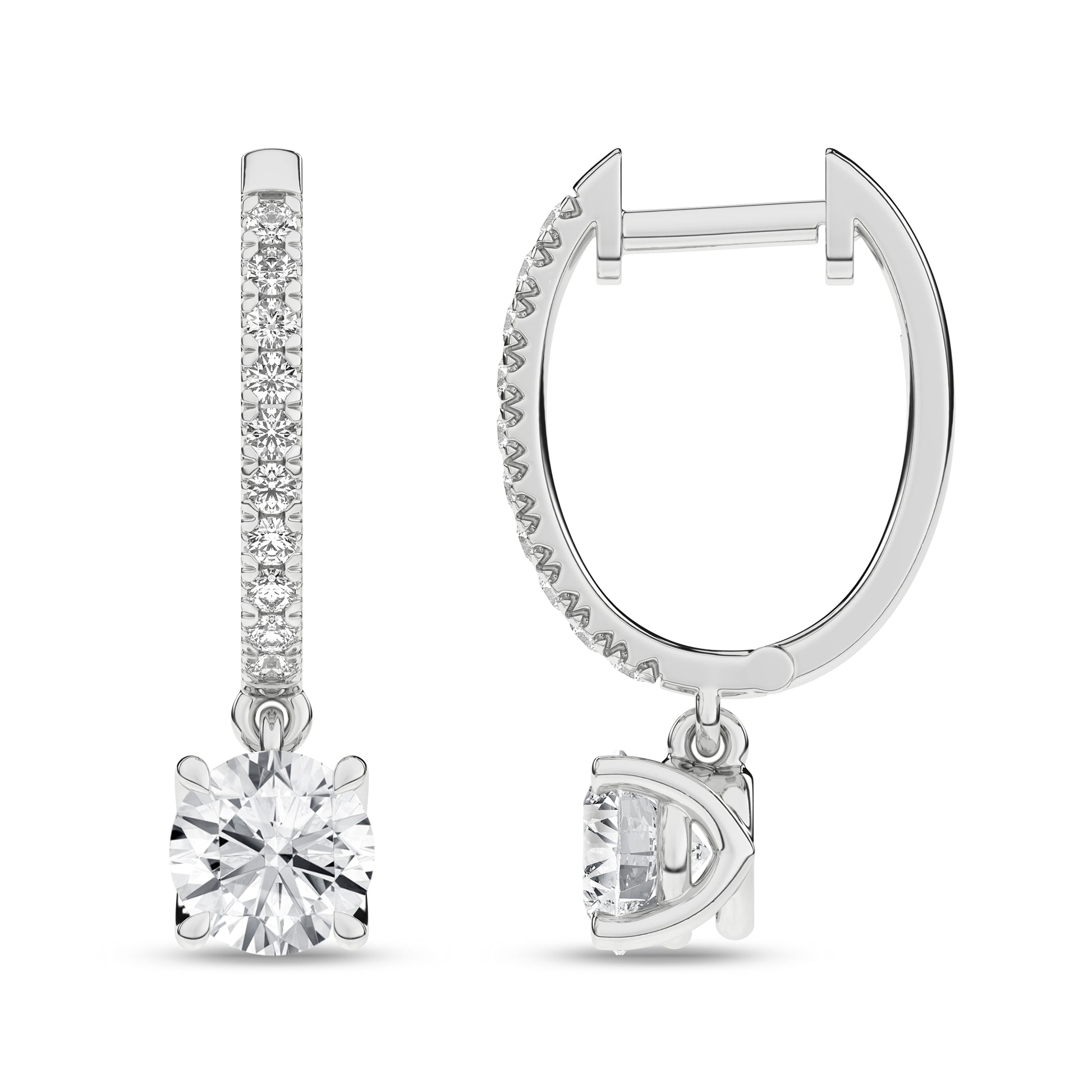 Drop Earrings (Round)