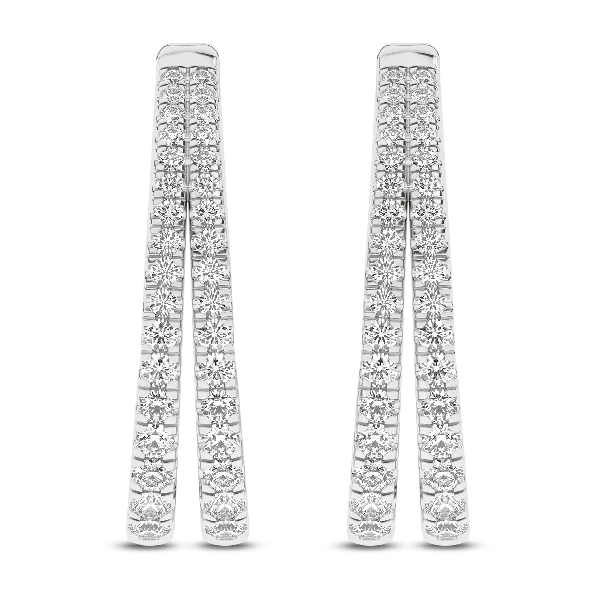 Split Hoop Earrings (Round)