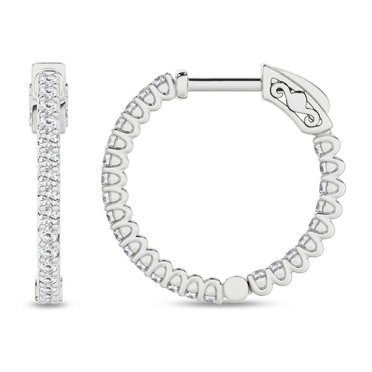 Inside-Out Hoop Earrings (Round)