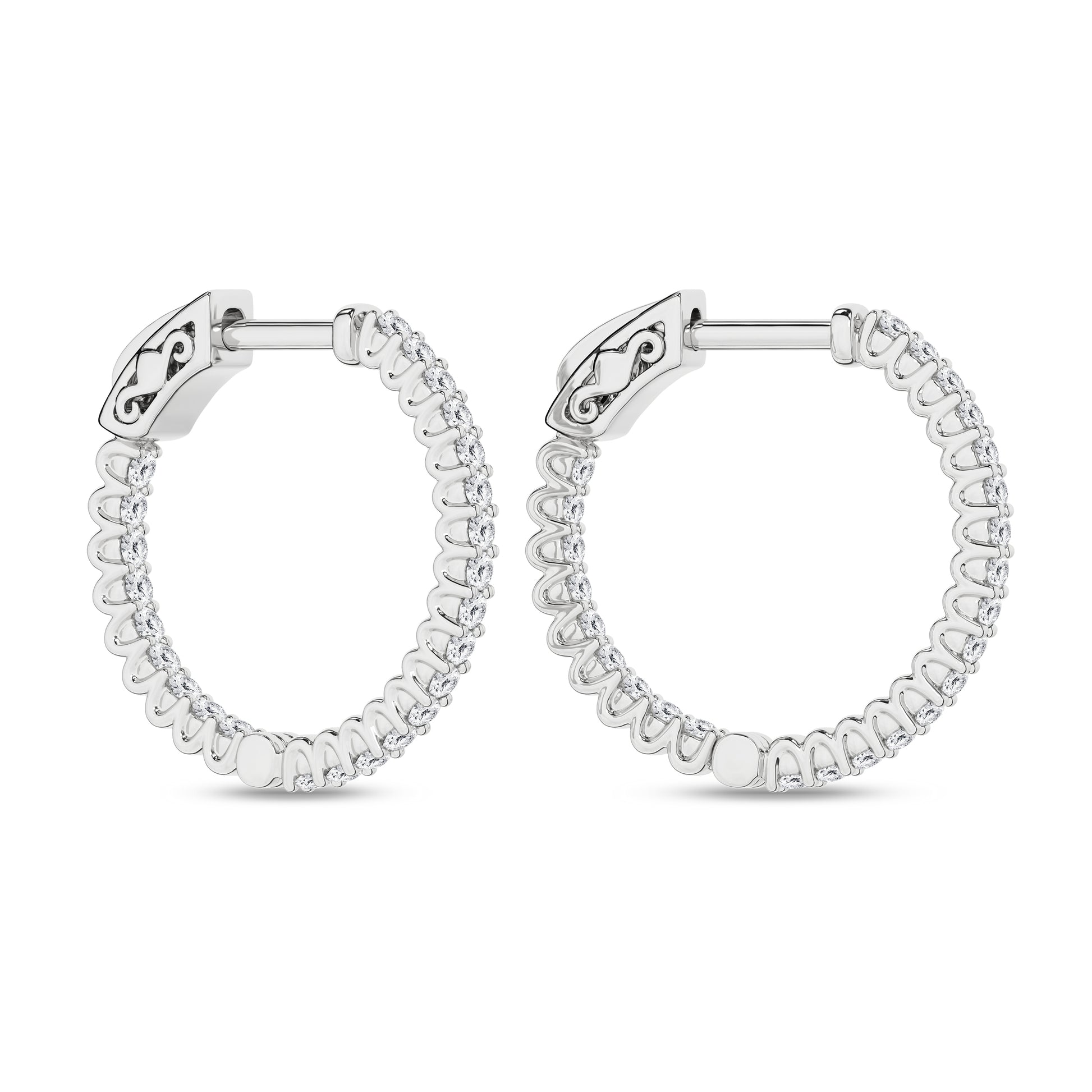 Inside-Out Hoop Earrings (Round)