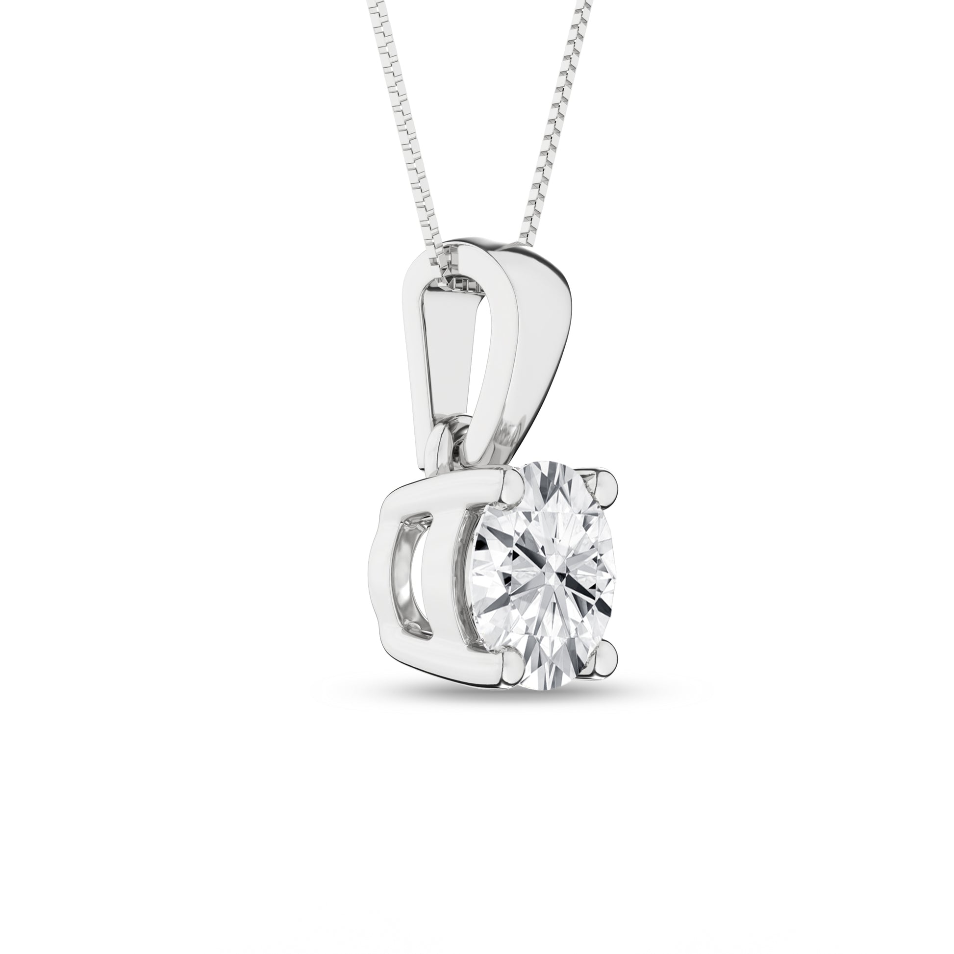 Solitaire Pendant (Round)