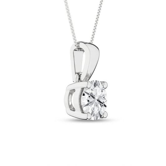 Solitaire Pendant (Round)