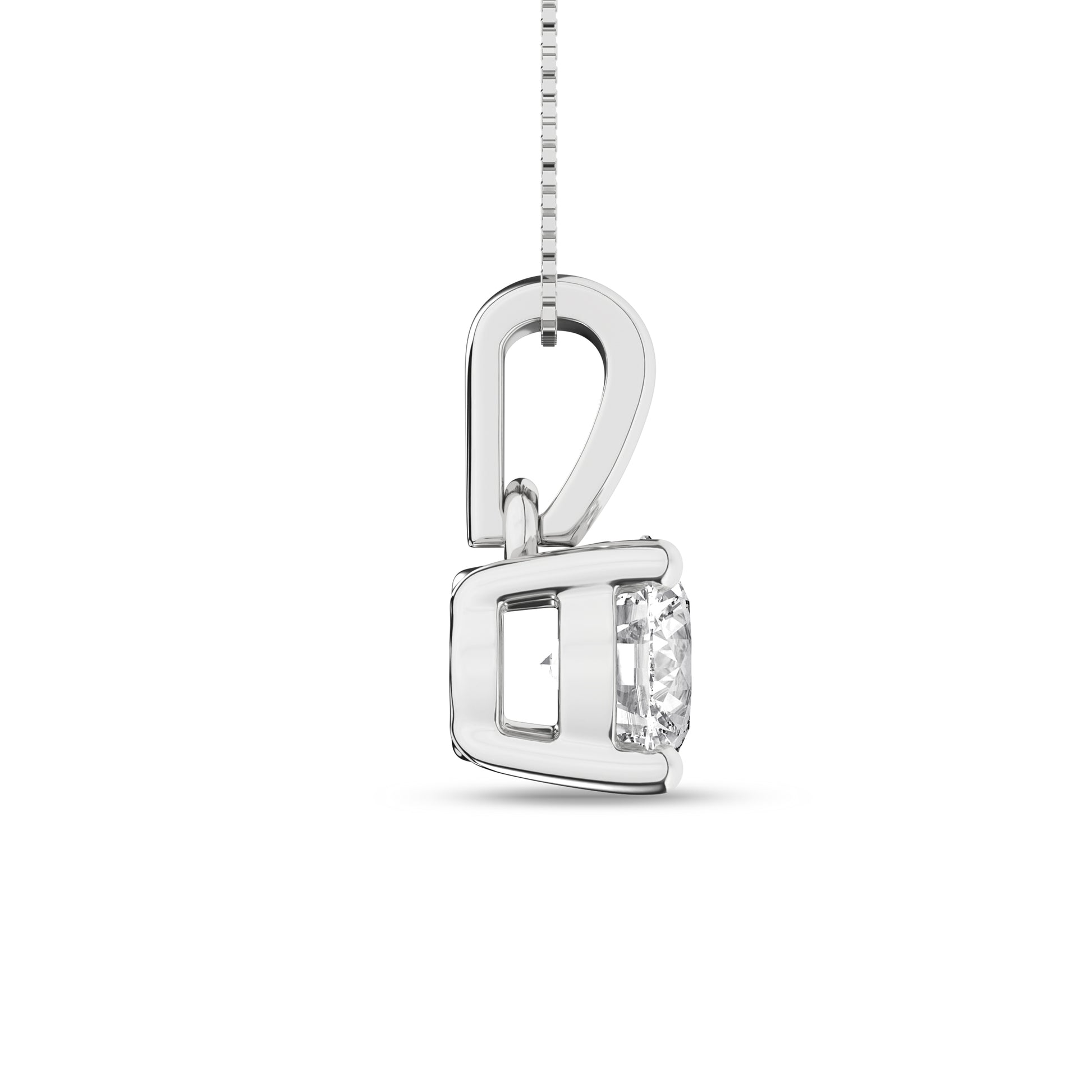 Solitaire Pendant (Round)