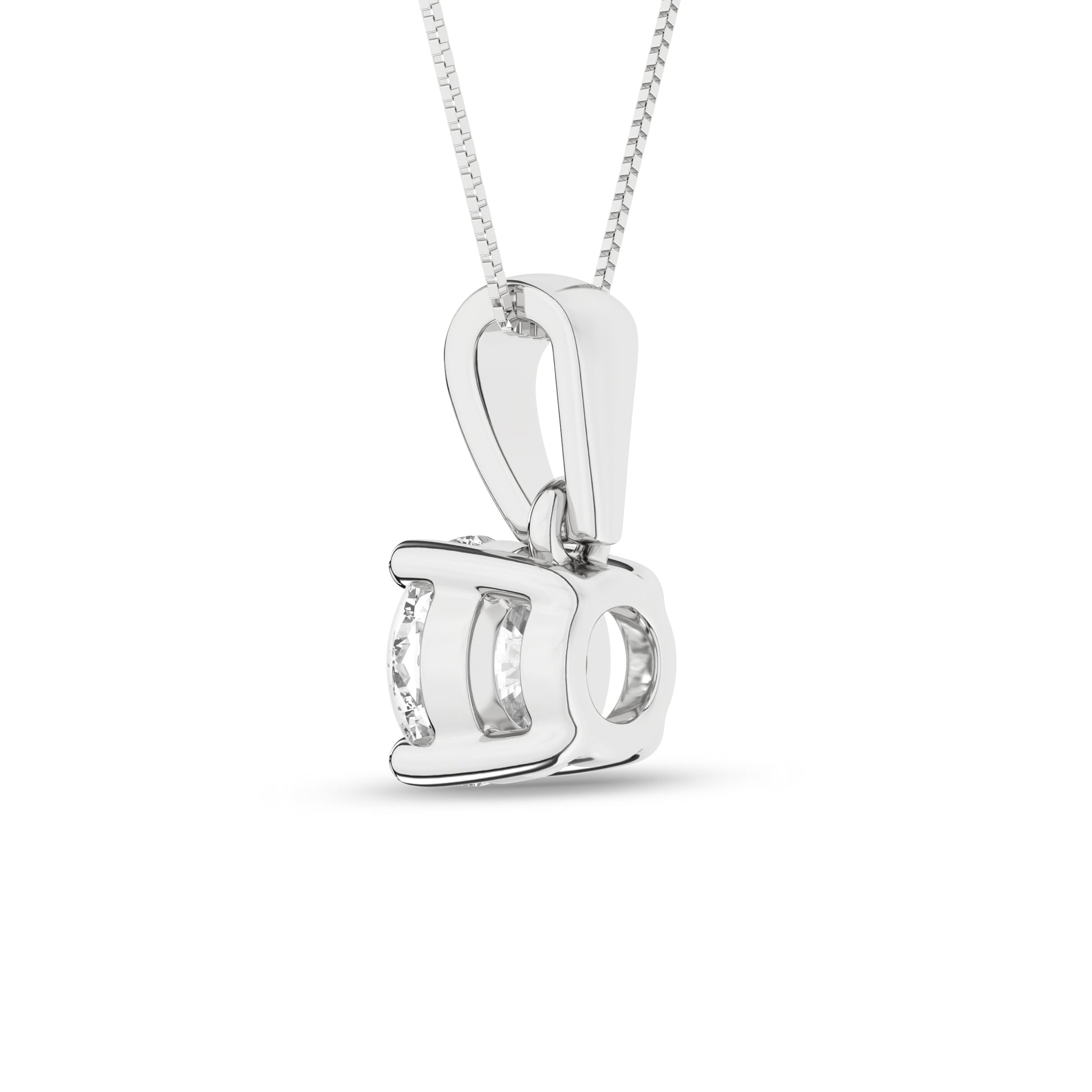 Solitaire Pendant (Round)