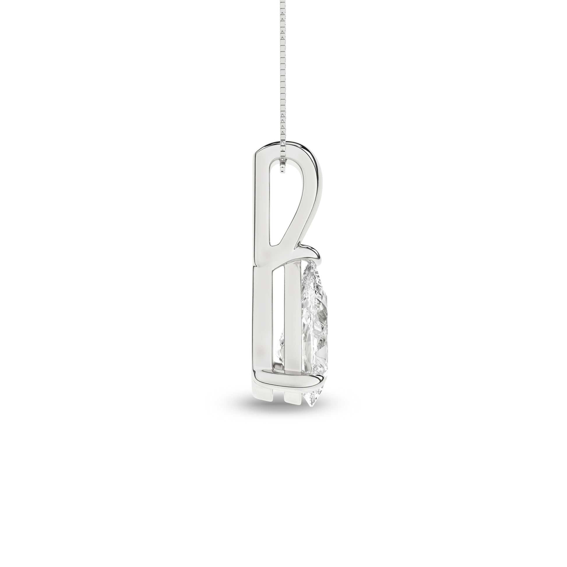 Solitaire Pendant (Pear)