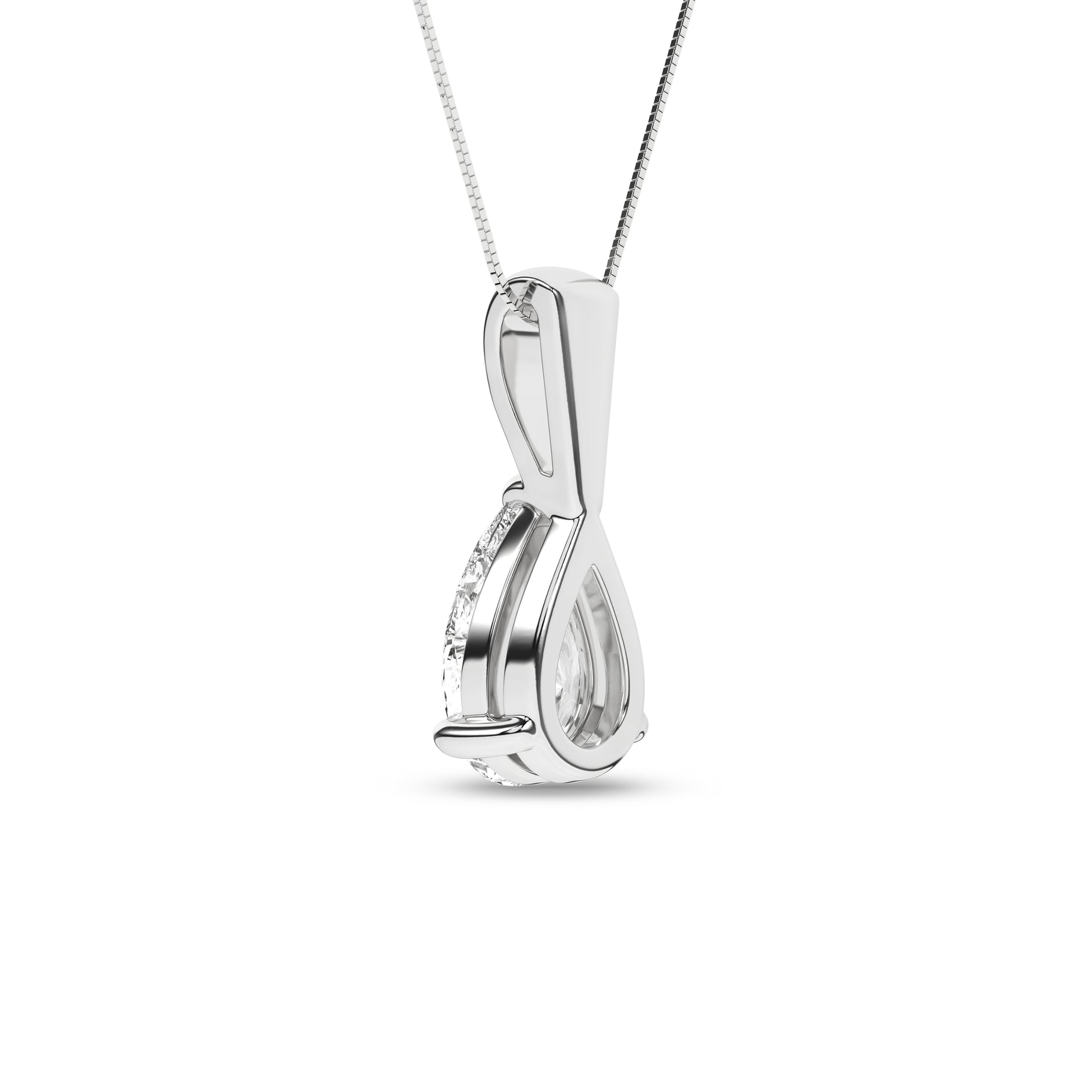 Solitaire Pendant (Pear)