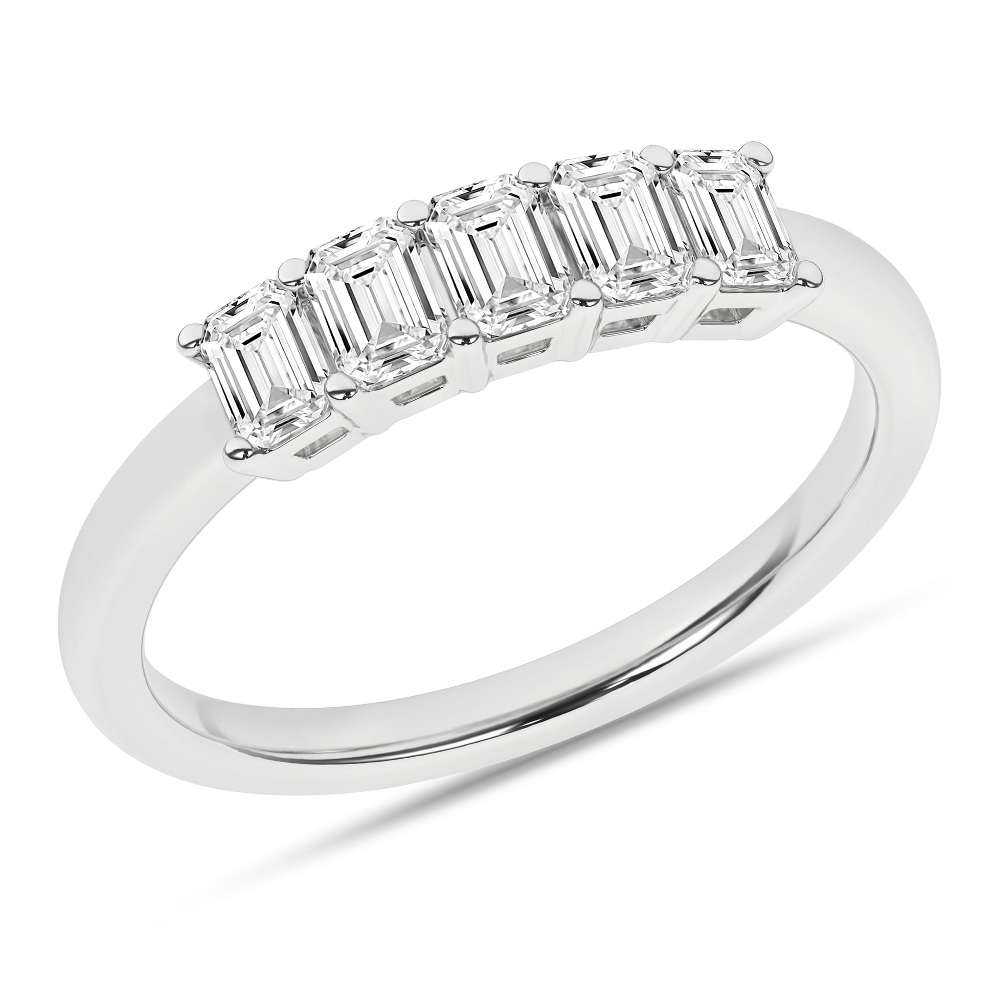 5-Stone Band (Emerald)