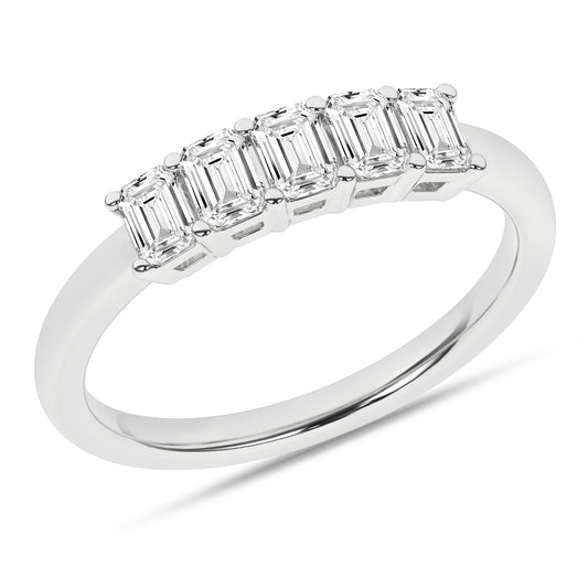 5-Stone Band (Emerald)