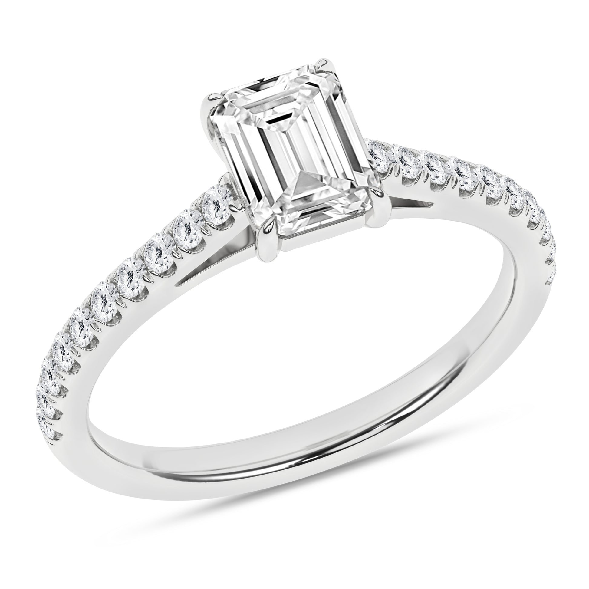 Classic Engagement Ring (Emerald)