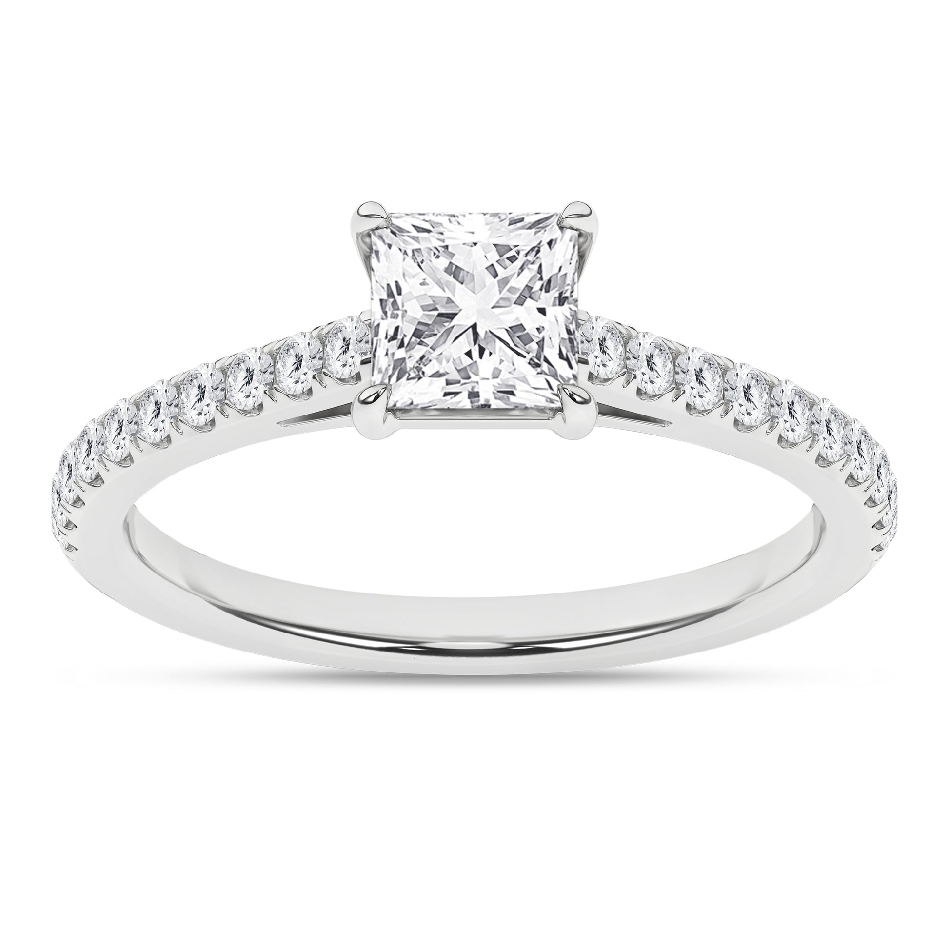 Classic Engagement Ring (Princess)
