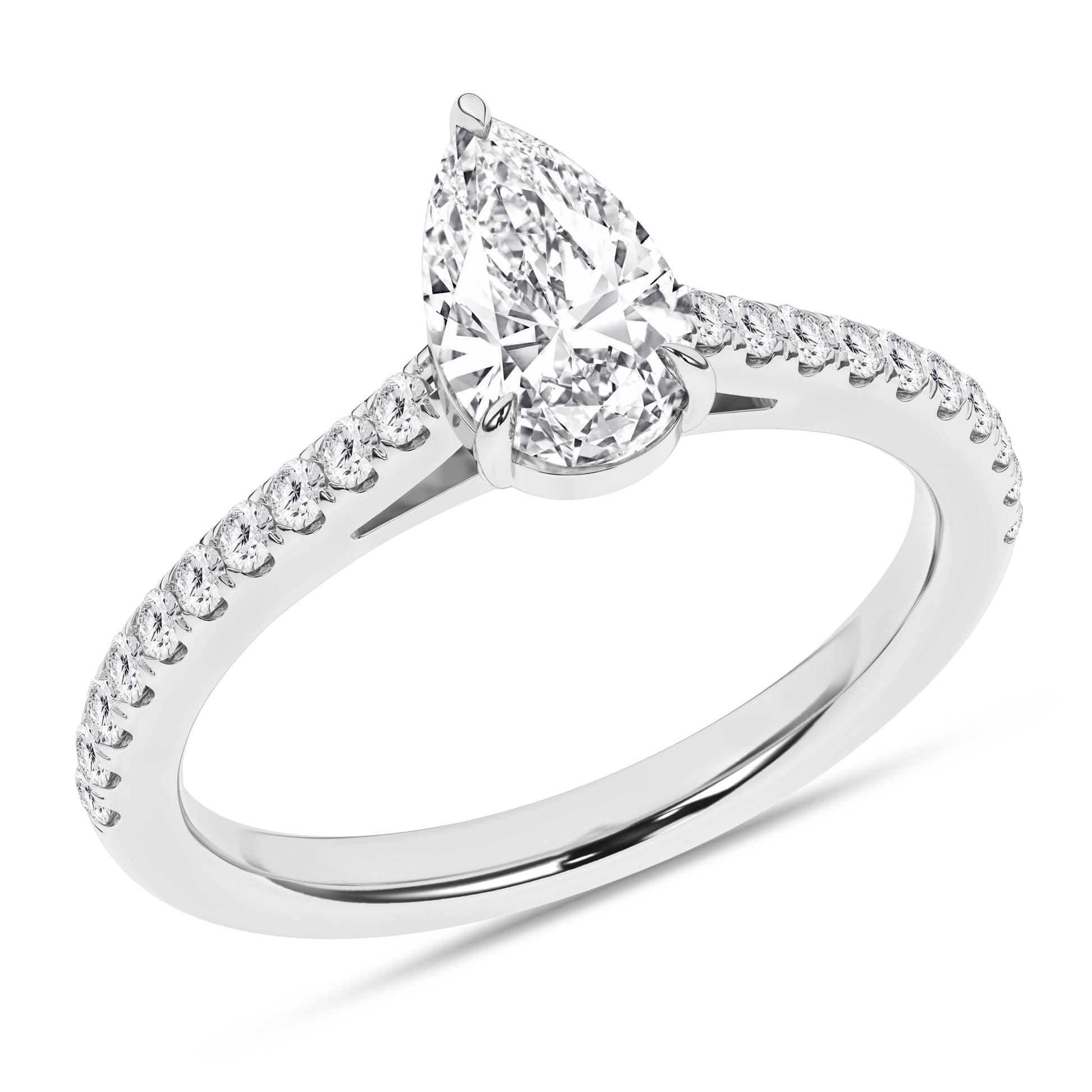 Classic Engagement Ring (Pear)