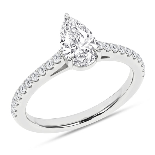 Classic Engagement Ring (Pear)