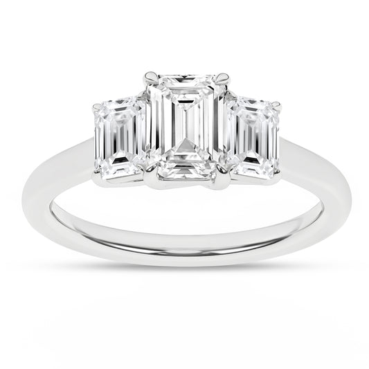 3-Stone Ring (Emerald)