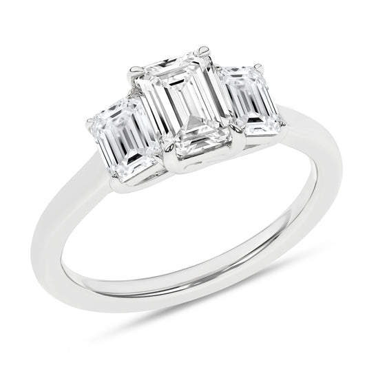 3-Stone Ring (Emerald)