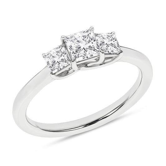3-Stone Ring (Princess)