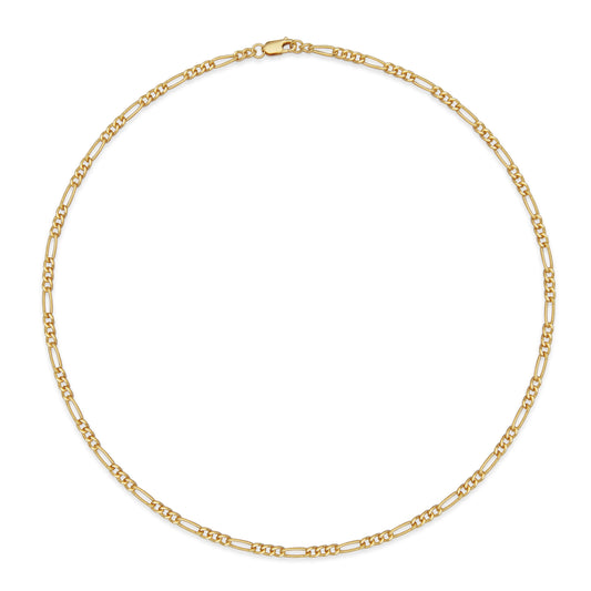 UN0128 - Gold-Filled Figaro Necklace