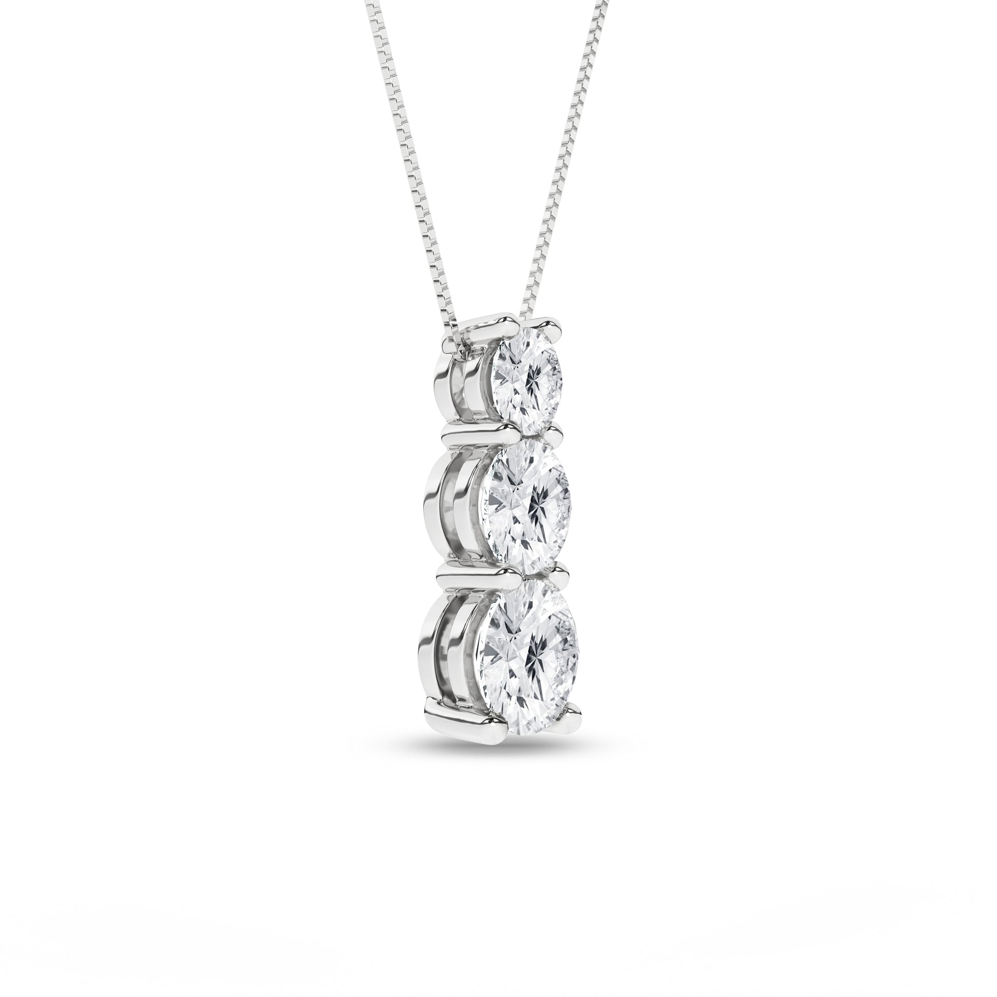 3-Stone Pendant (Round)