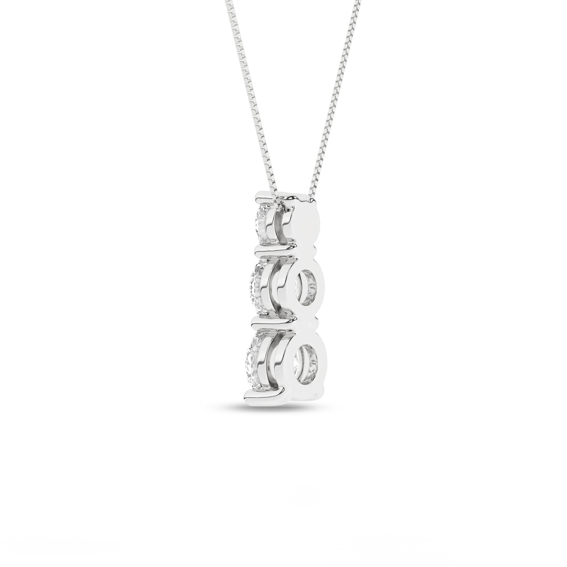 3-Stone Pendant (Round)