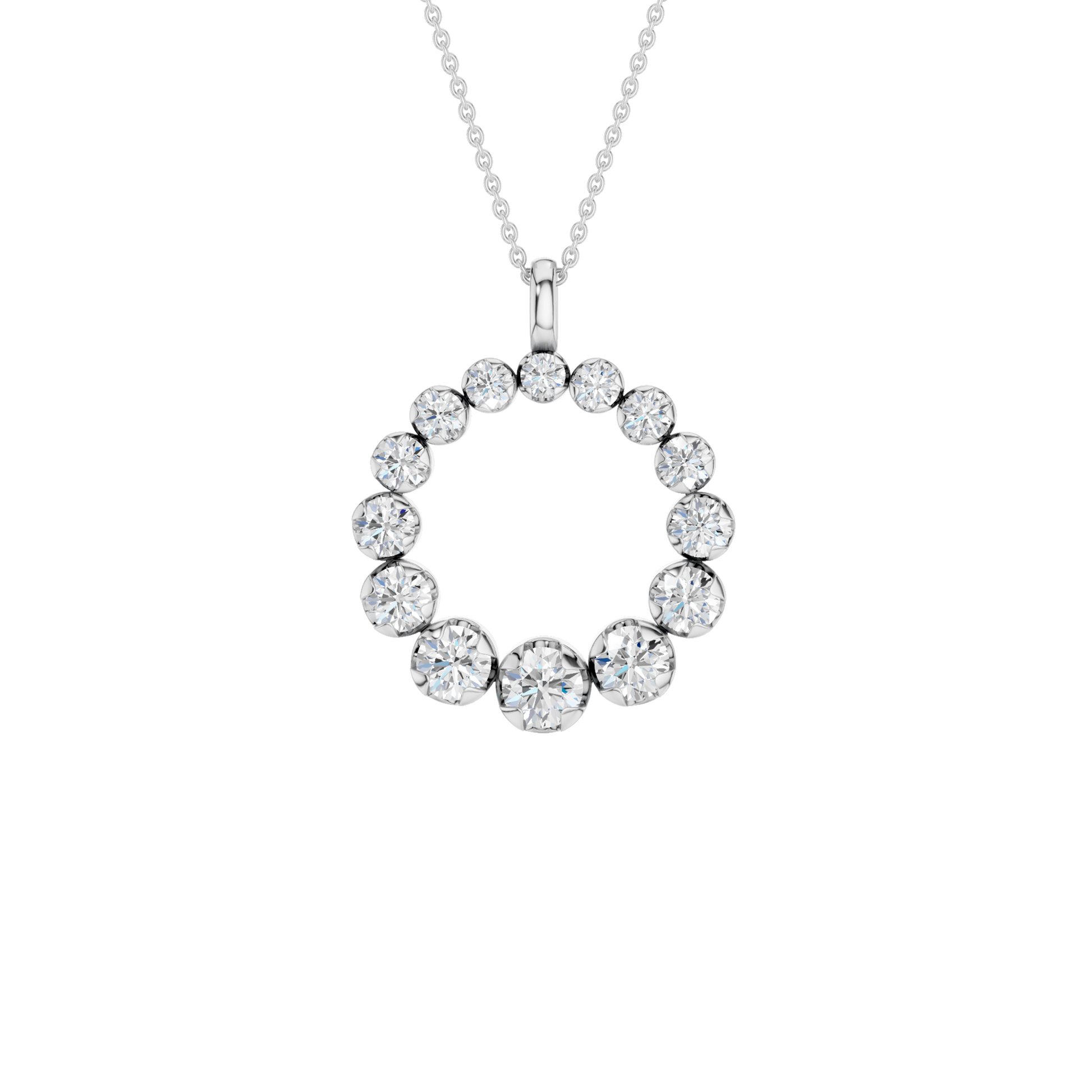 Graduated Circle Pendant
