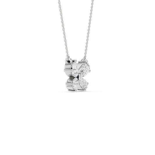 Butterfly Diamond Pendant(Pear)