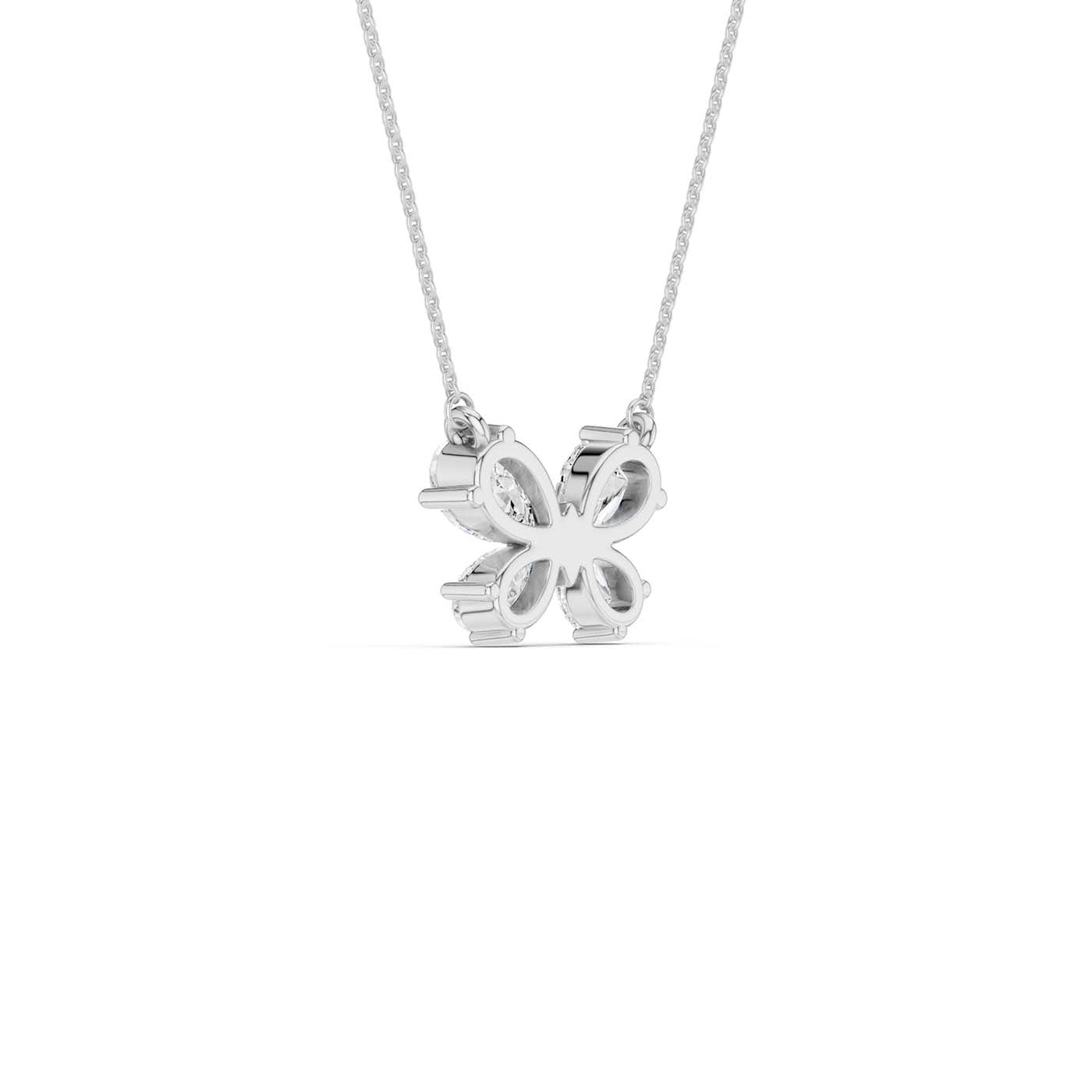 Butterfly Diamond Pendant(Pear)