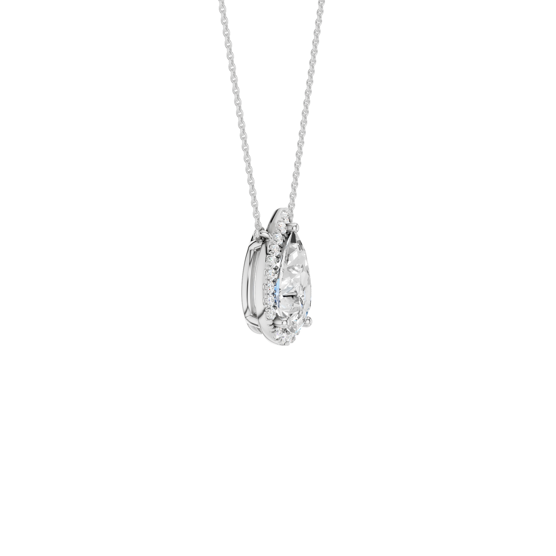 Petite Halo Pendant(Pear)