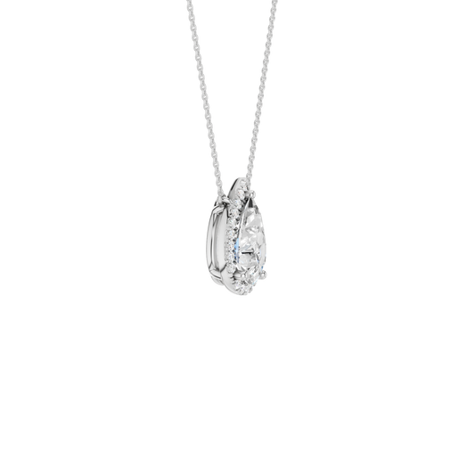 Petite Halo Pendant(Pear)