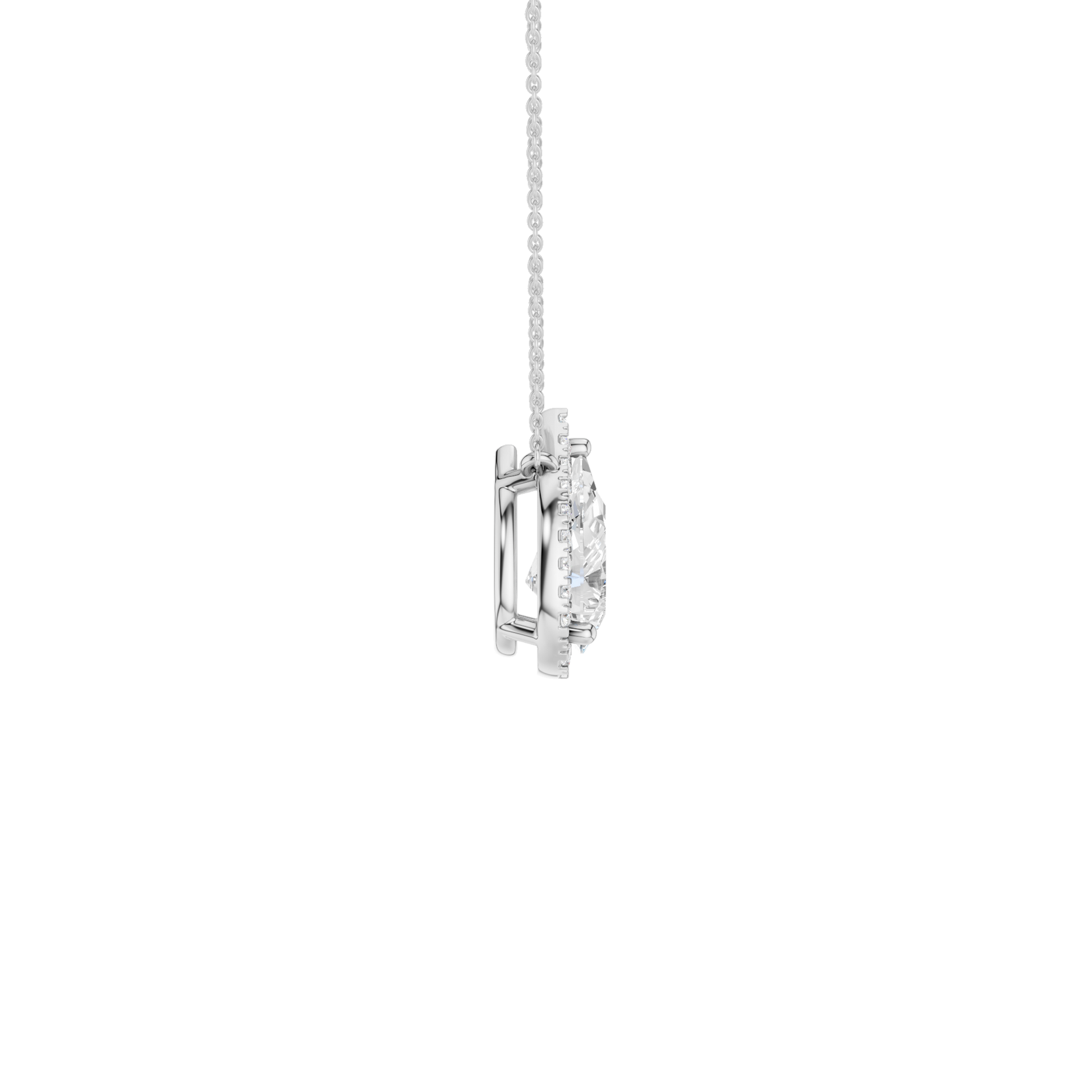 Petite Halo Pendant(Pear)