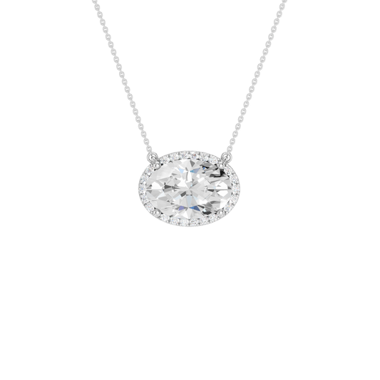 Petite Halo Pendant(Oval)