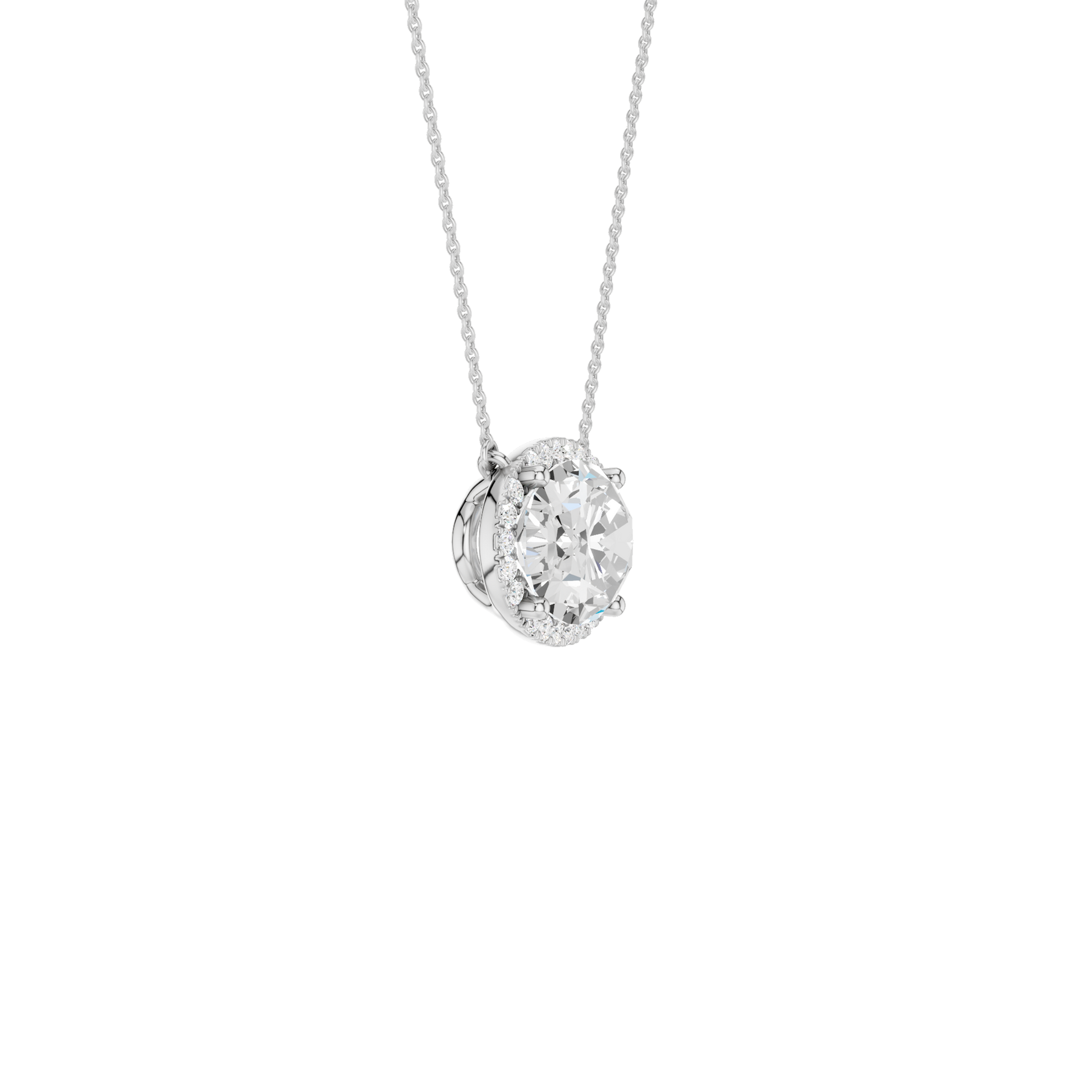 Petite Halo Pendant(Oval)