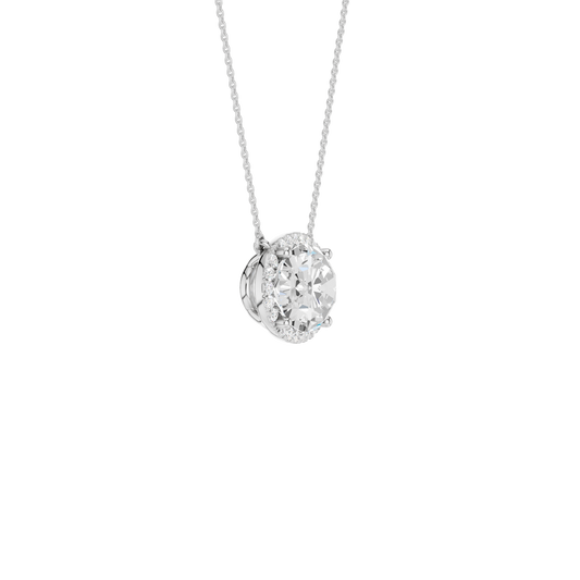 Petite Halo Pendant(Oval)