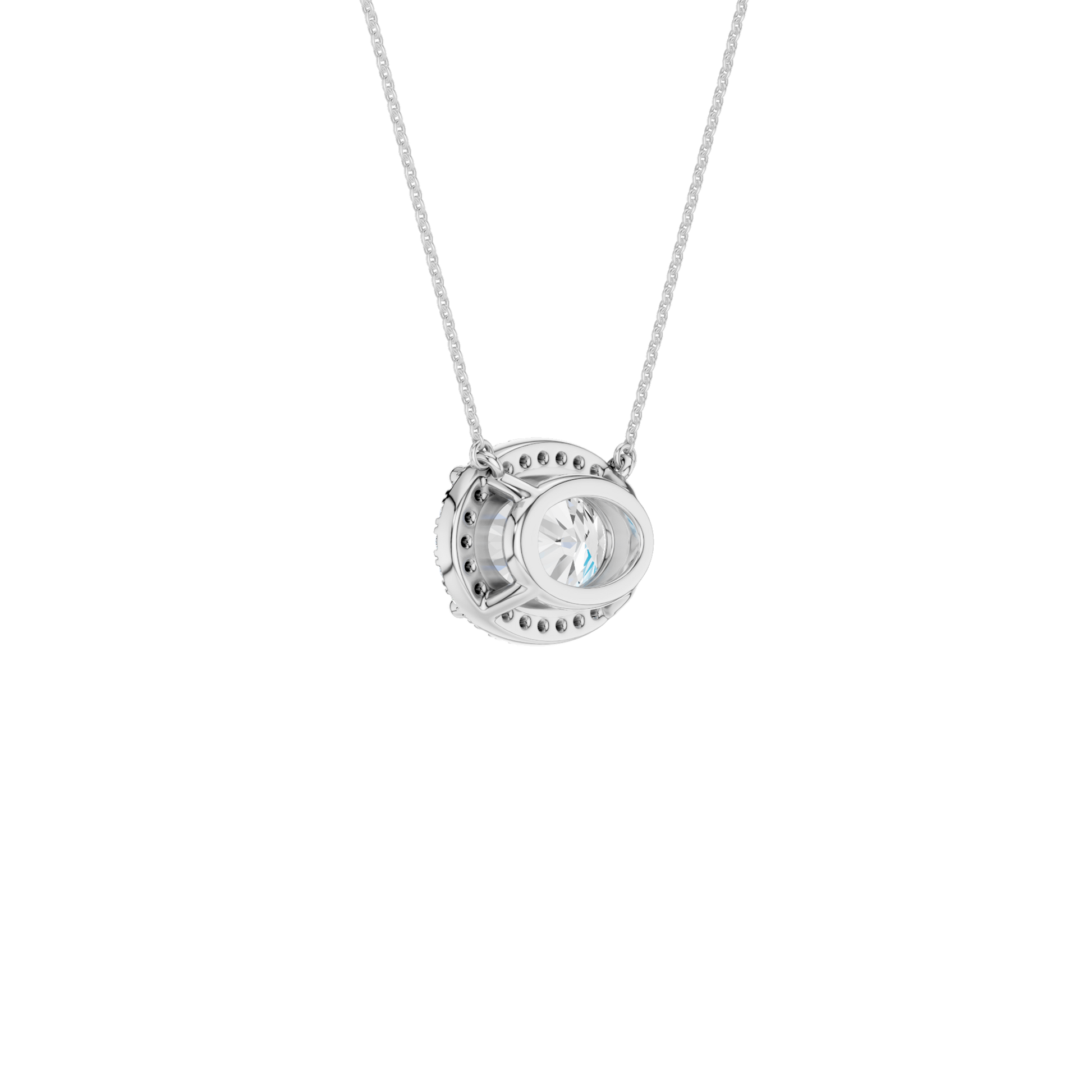 Petite Halo Pendant(Oval)