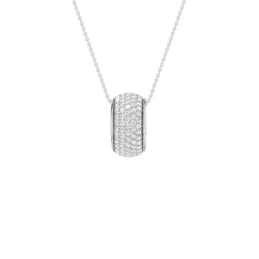 Pave Bead Pendant