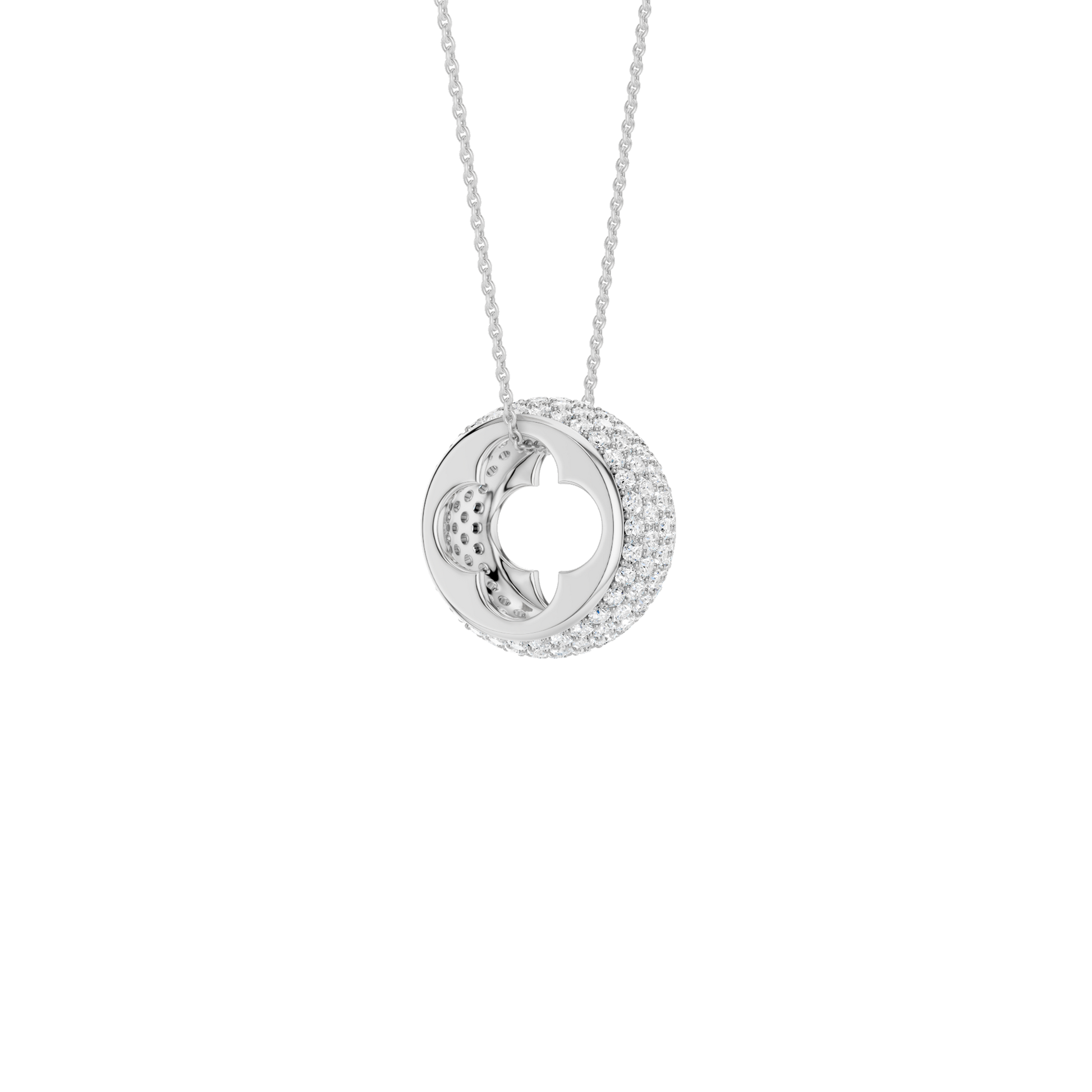 Pave Bead Pendant