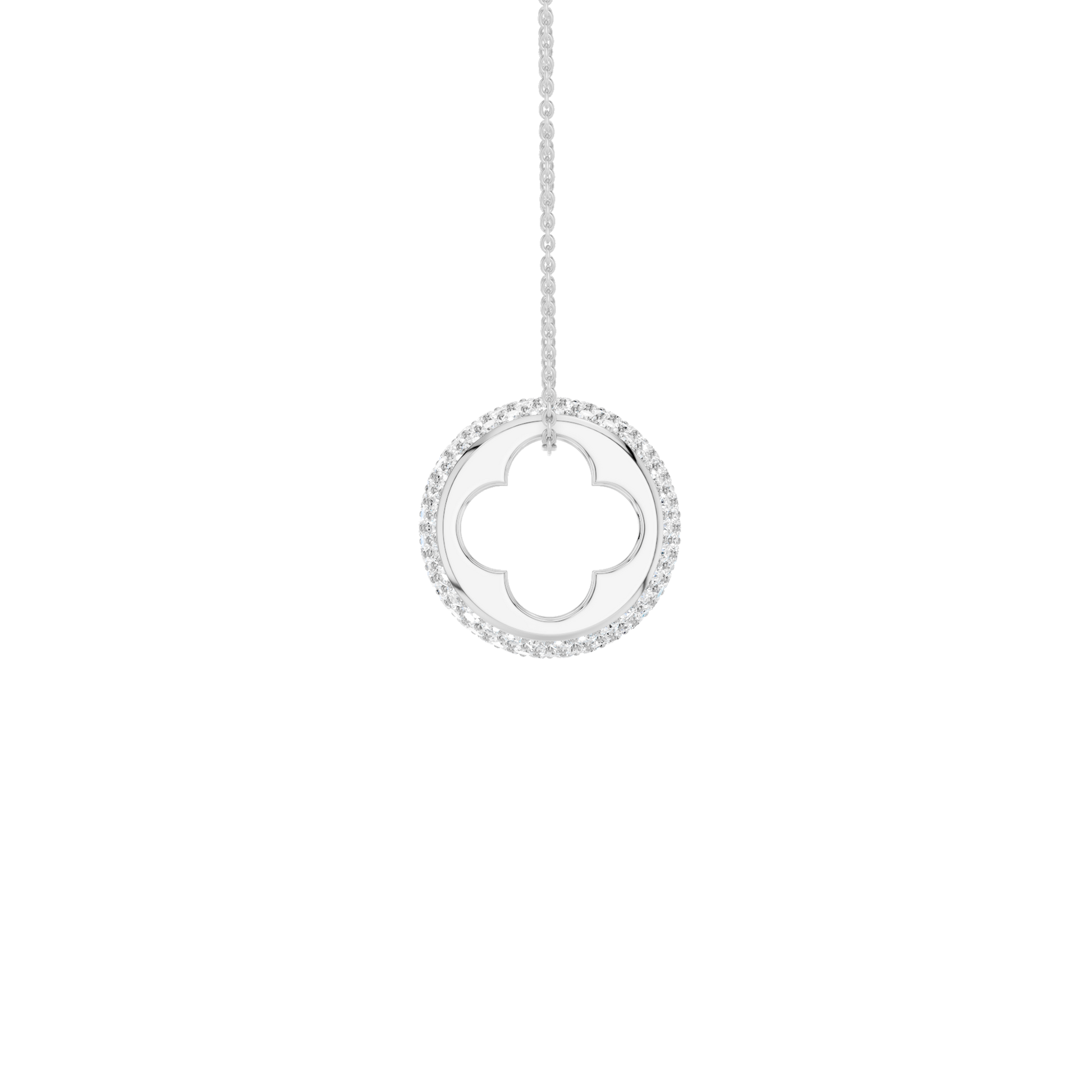 Pave Bead Pendant
