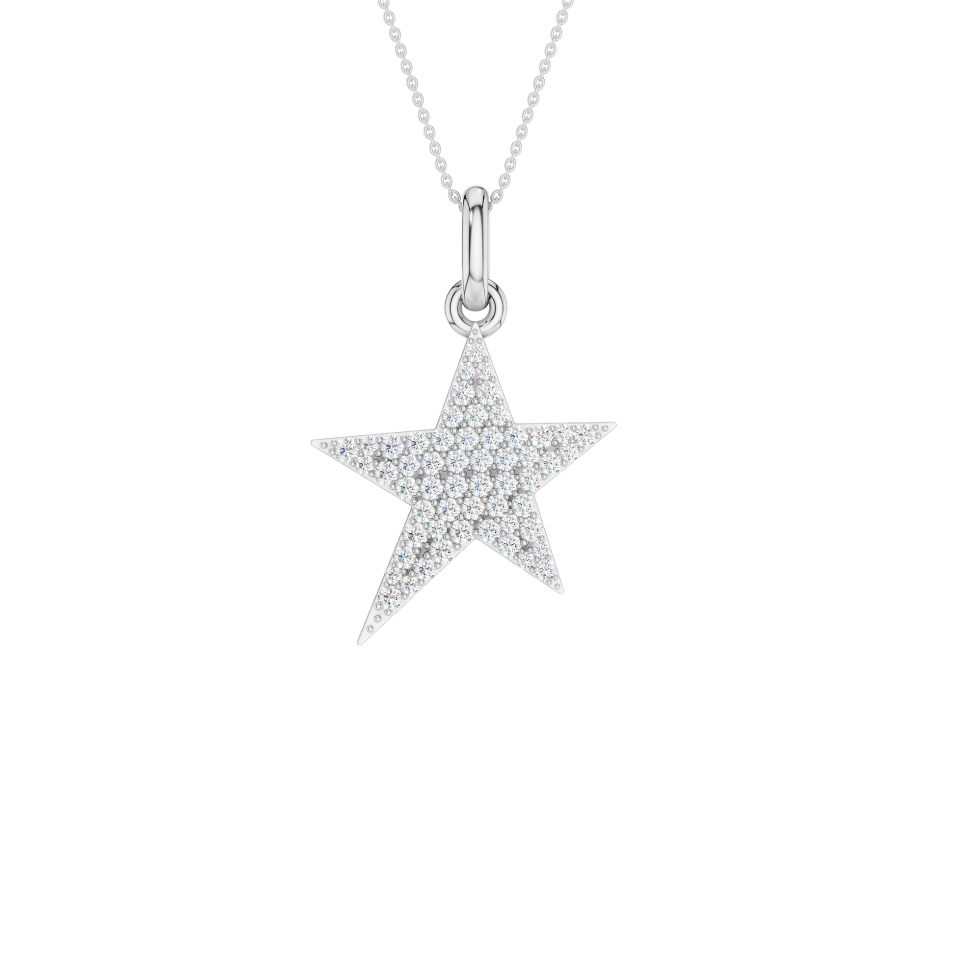 Pave Star Pendant