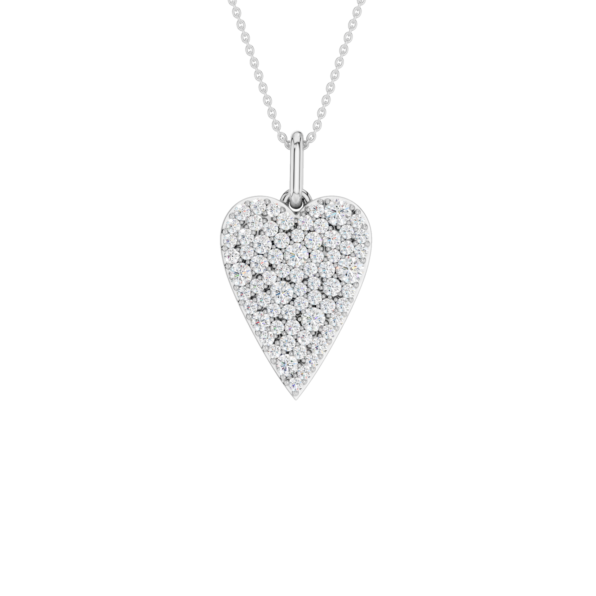 Pave Heart Pendant