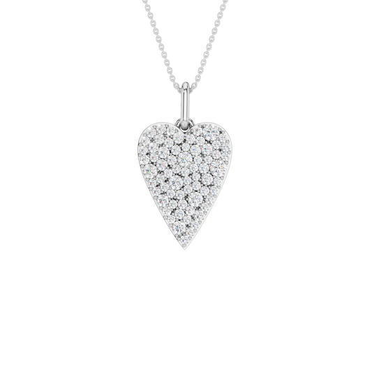 Pave Heart Pendant