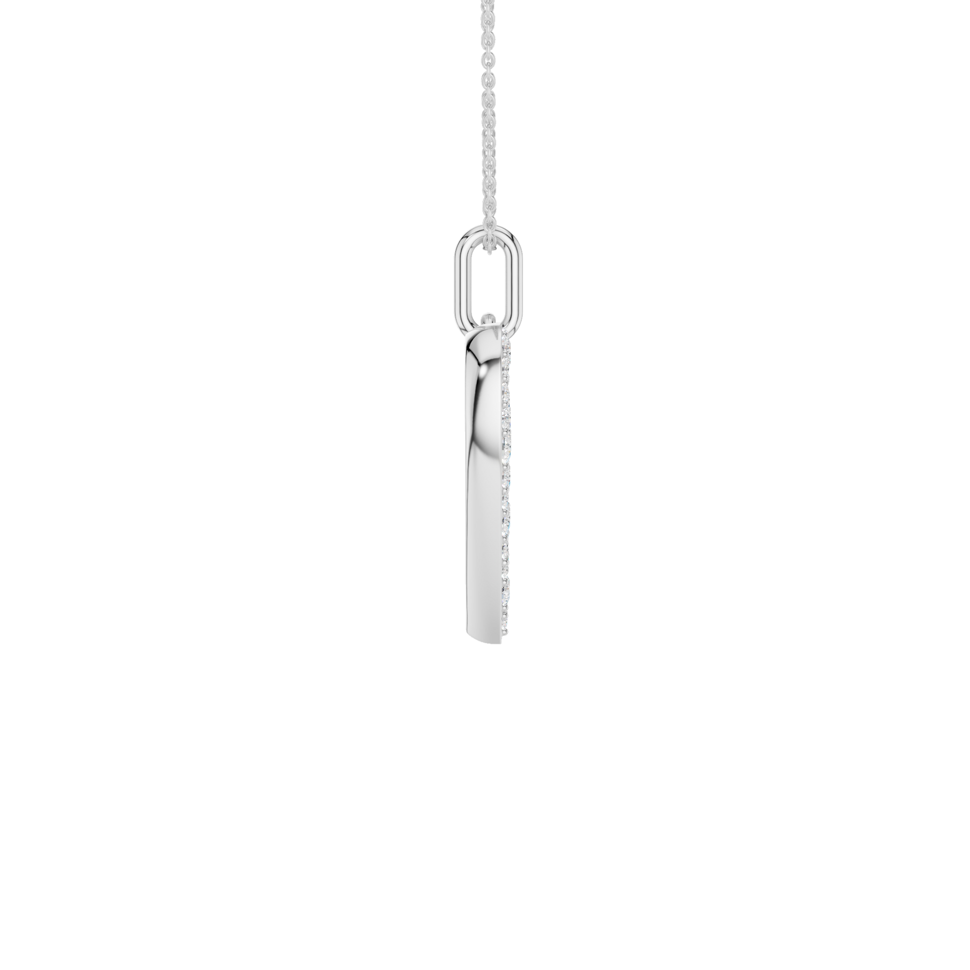 Pave Heart Pendant