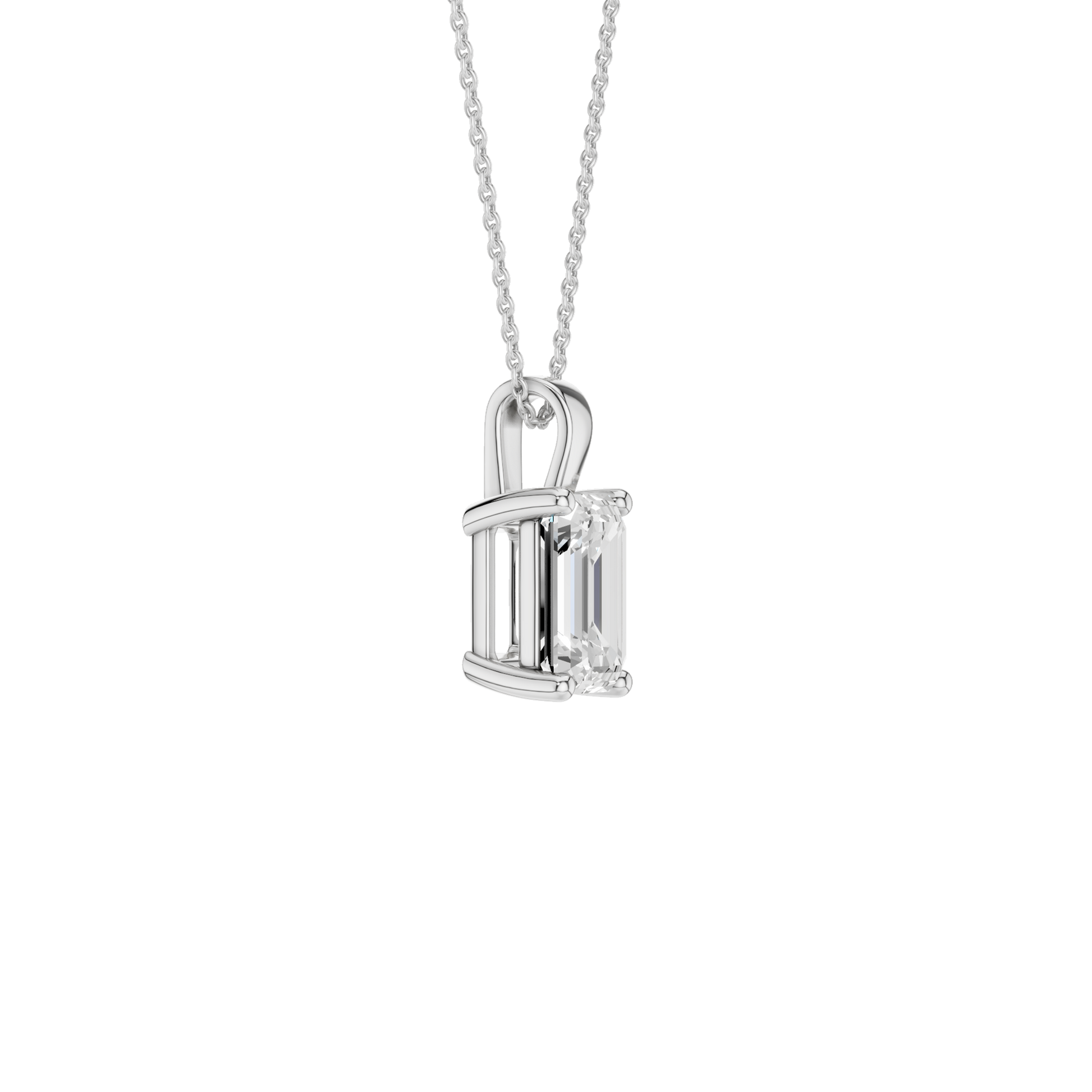 Solitaire Pendant(Emerald)